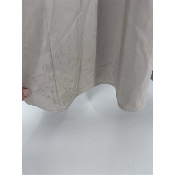 La Femme Womens Size 4 Silver 29227 Embroidered Illusion Neck Gown $469 New - Picture 10 of 16